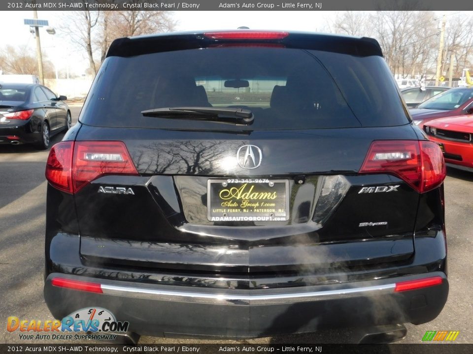 2012 Acura MDX SH-AWD Technology Crystal Black Pearl / Ebony Photo #4