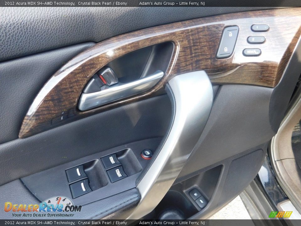 2012 Acura MDX SH-AWD Technology Crystal Black Pearl / Ebony Photo #12
