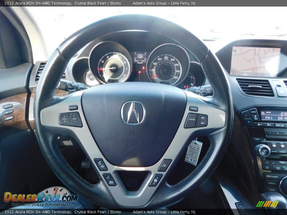 2012 Acura MDX SH-AWD Technology Crystal Black Pearl / Ebony Photo #30
