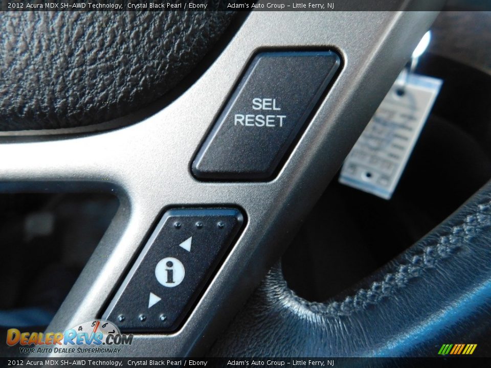 2012 Acura MDX SH-AWD Technology Crystal Black Pearl / Ebony Photo #36