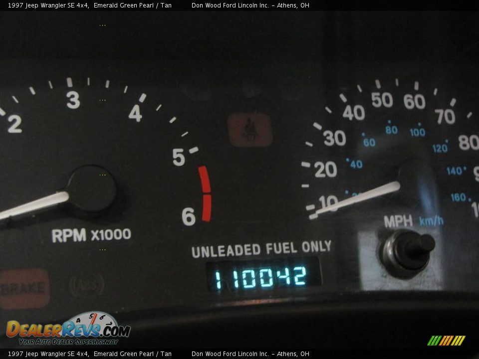 1997 Jeep Wrangler SE 4x4 Emerald Green Pearl / Tan Photo #16