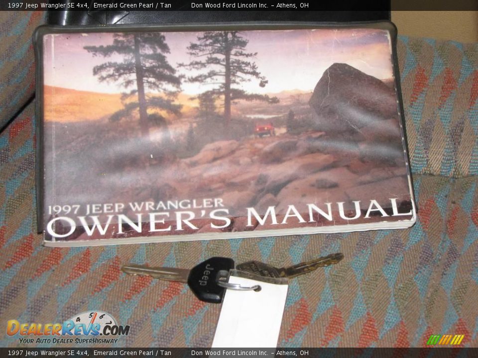 1997 Jeep Wrangler SE 4x4 Emerald Green Pearl / Tan Photo #18