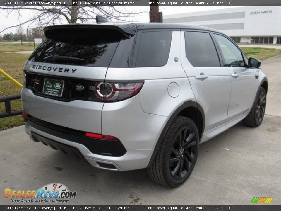 2018 Land Rover Discovery Sport HSE Indus Silver Metallic / Ebony/Pimento Photo #7