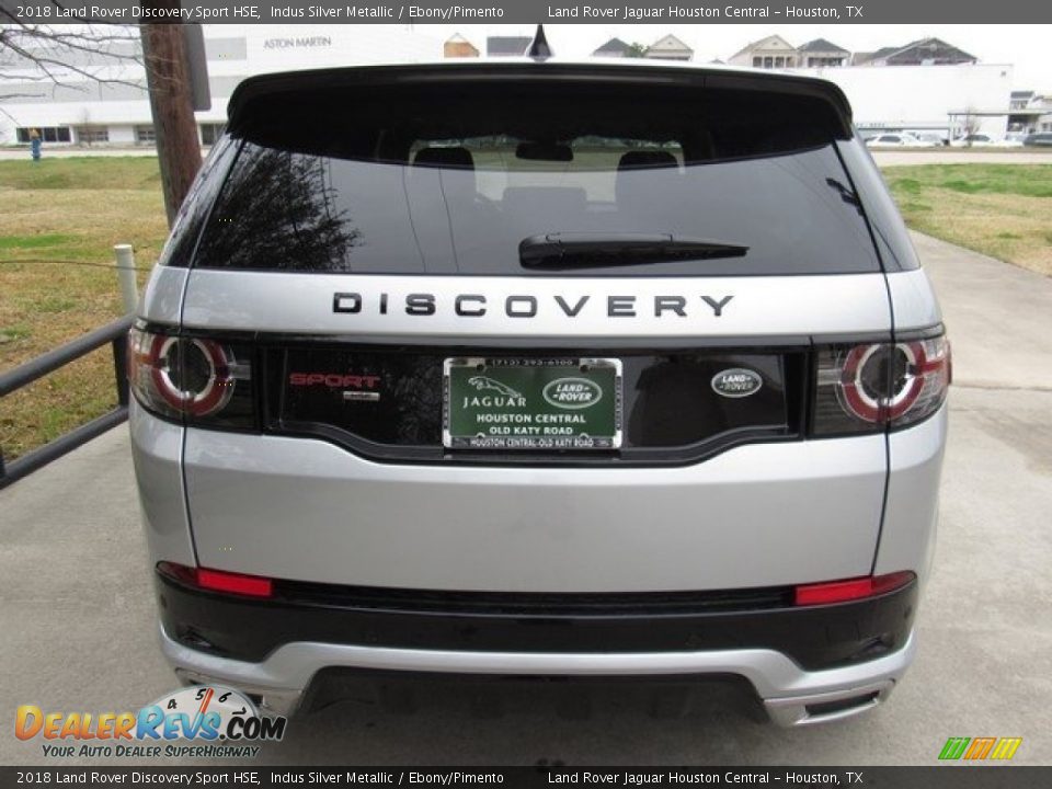 2018 Land Rover Discovery Sport HSE Indus Silver Metallic / Ebony/Pimento Photo #8