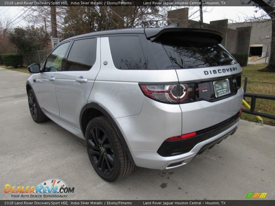 2018 Land Rover Discovery Sport HSE Indus Silver Metallic / Ebony/Pimento Photo #12
