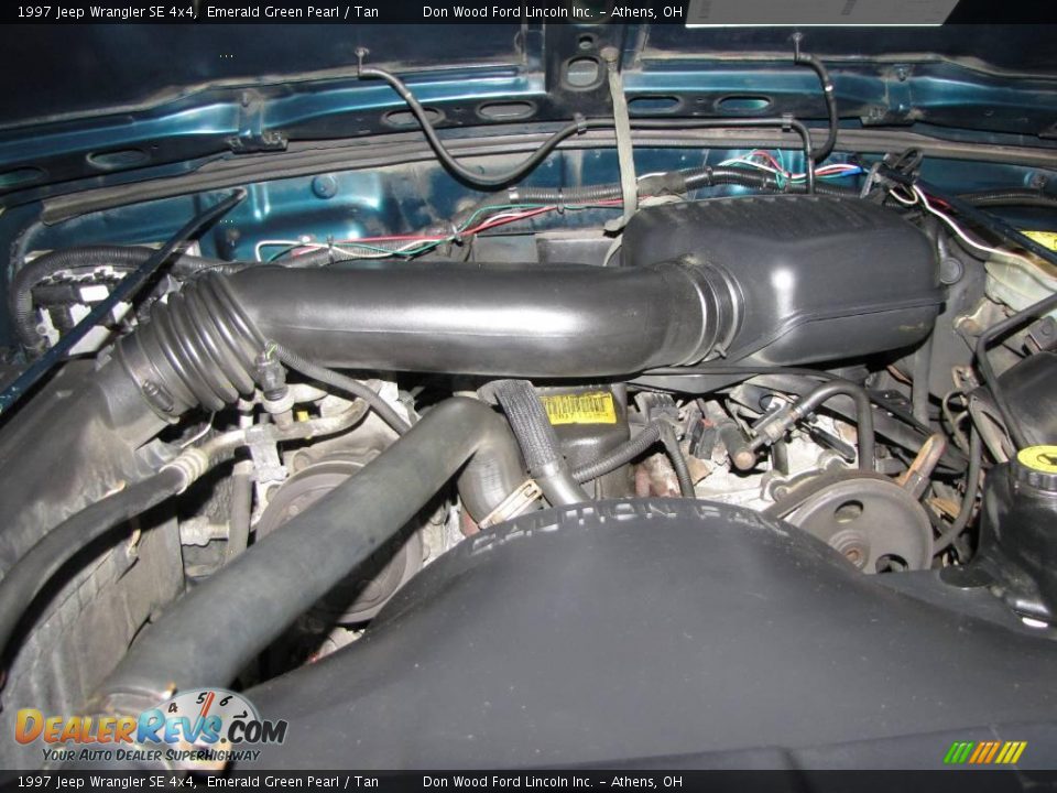 1997 Jeep Wrangler SE 4x4 Emerald Green Pearl / Tan Photo #19