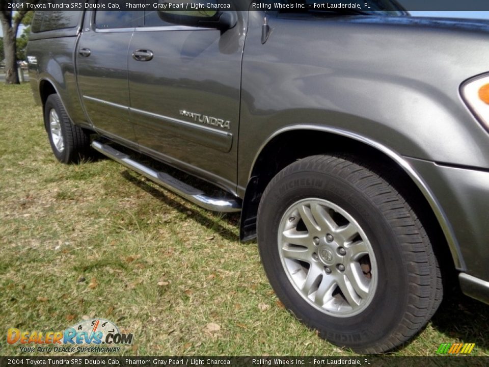 2004 Toyota Tundra SR5 Double Cab Phantom Gray Pearl / Light Charcoal Photo #23