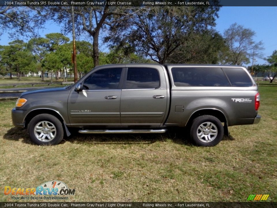 2004 Toyota Tundra SR5 Double Cab Phantom Gray Pearl / Light Charcoal Photo #32