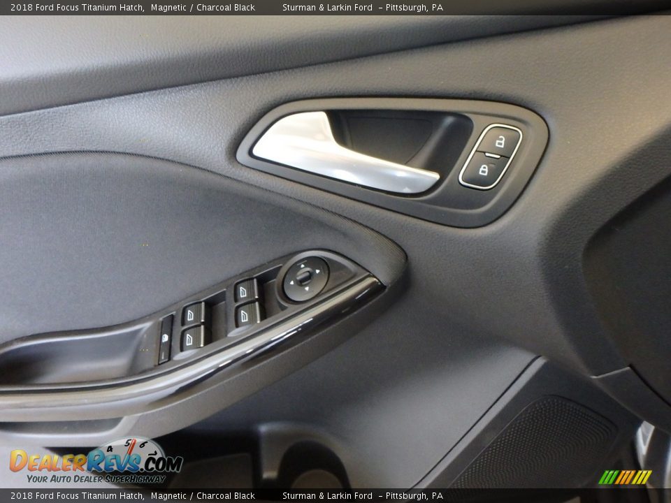 2018 Ford Focus Titanium Hatch Magnetic / Charcoal Black Photo #9