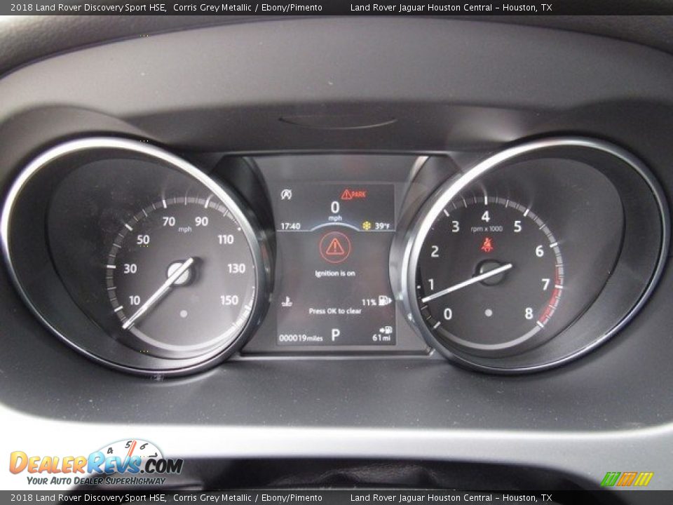 2018 Land Rover Discovery Sport HSE Corris Grey Metallic / Ebony/Pimento Photo #31