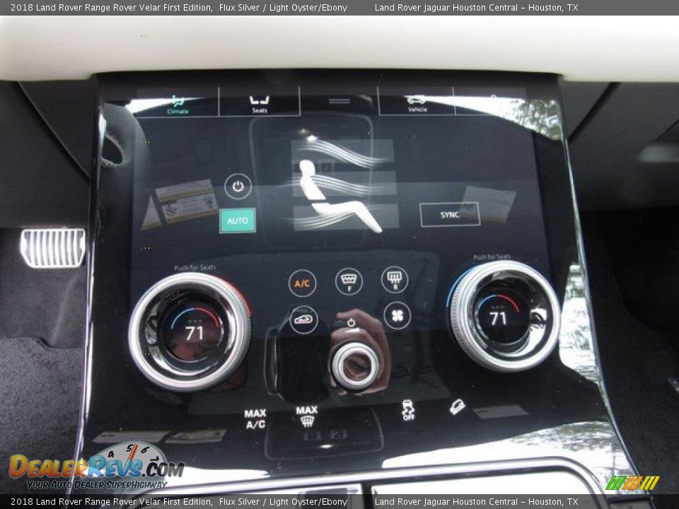2018 Land Rover Range Rover Velar First Edition Flux Silver / Light Oyster/Ebony Photo #36