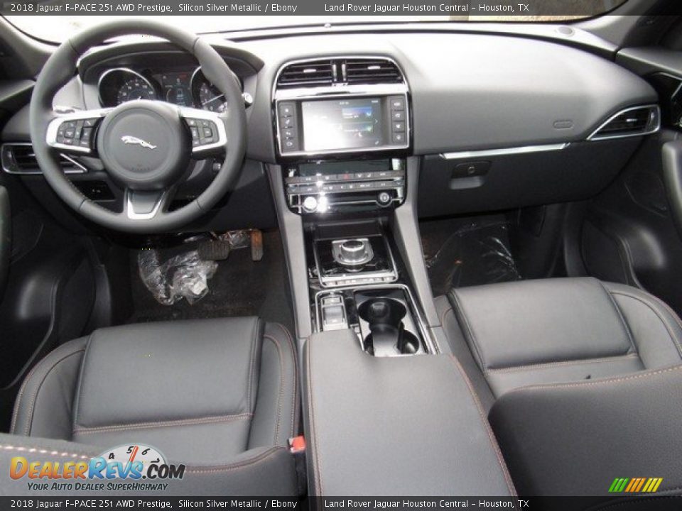 2018 Jaguar F-PACE 25t AWD Prestige Silicon Silver Metallic / Ebony Photo #4