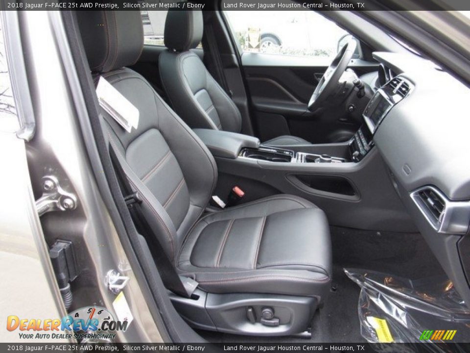 2018 Jaguar F-PACE 25t AWD Prestige Silicon Silver Metallic / Ebony Photo #5