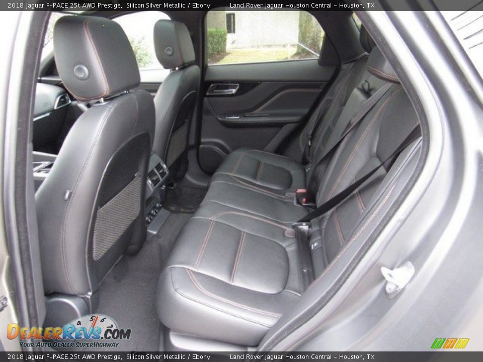 2018 Jaguar F-PACE 25t AWD Prestige Silicon Silver Metallic / Ebony Photo #13