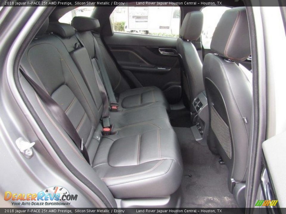 2018 Jaguar F-PACE 25t AWD Prestige Silicon Silver Metallic / Ebony Photo #19