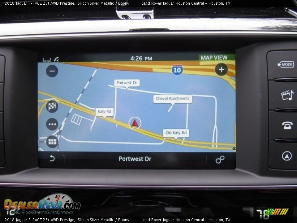 2018 Jaguar F-PACE 25t AWD Prestige Silicon Silver Metallic / Ebony Photo #33