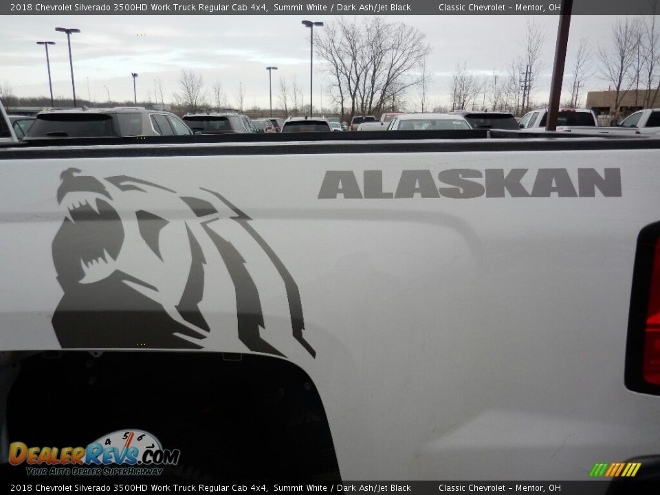 2018 Chevrolet Silverado 3500HD Work Truck Regular Cab 4x4 Summit White / Dark Ash/Jet Black Photo #6