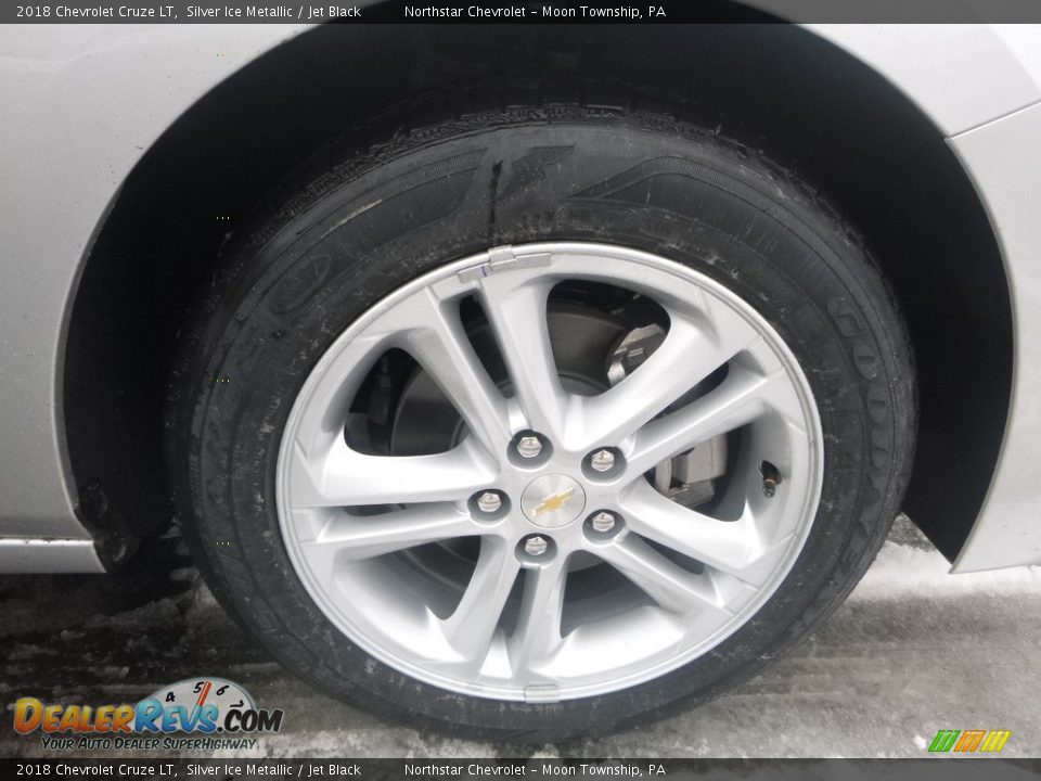 2018 Chevrolet Cruze LT Silver Ice Metallic / Jet Black Photo #9