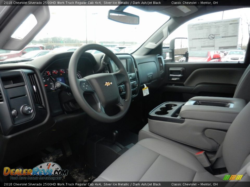 2018 Chevrolet Silverado 2500HD Work Truck Regular Cab 4x4 Silver Ice Metallic / Dark Ash/Jet Black Photo #7