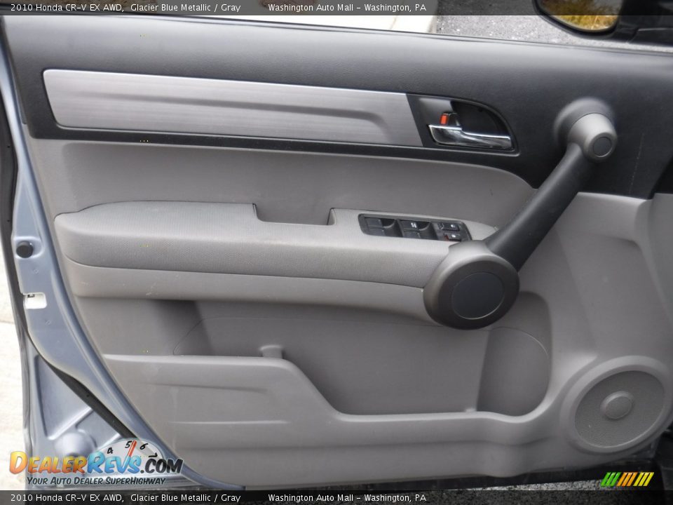 2010 Honda CR-V EX AWD Glacier Blue Metallic / Gray Photo #13