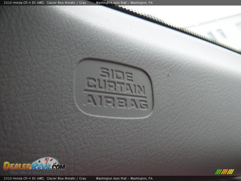 2010 Honda CR-V EX AWD Glacier Blue Metallic / Gray Photo #18