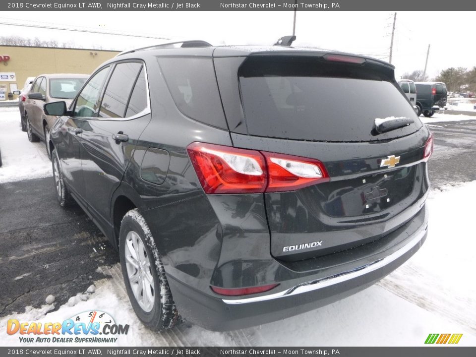 2018 Chevrolet Equinox LT AWD Nightfall Gray Metallic / Jet Black Photo #3
