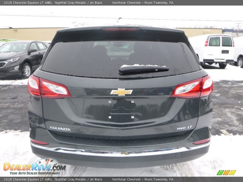 2018 Chevrolet Equinox LT AWD Nightfall Gray Metallic / Jet Black Photo #4