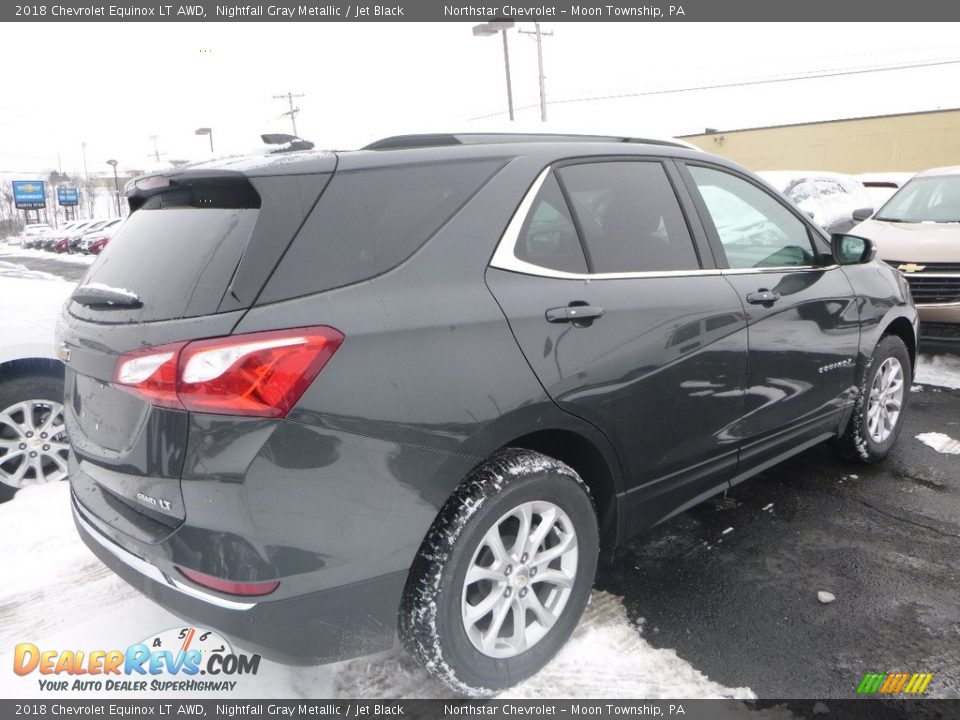 2018 Chevrolet Equinox LT AWD Nightfall Gray Metallic / Jet Black Photo #5
