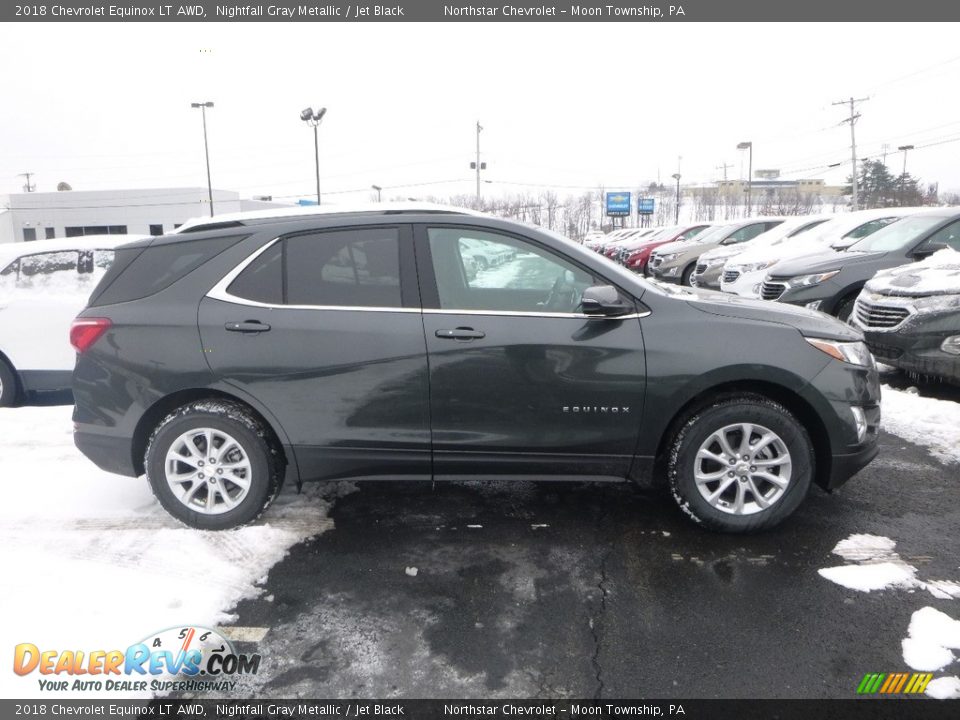 2018 Chevrolet Equinox LT AWD Nightfall Gray Metallic / Jet Black Photo #6