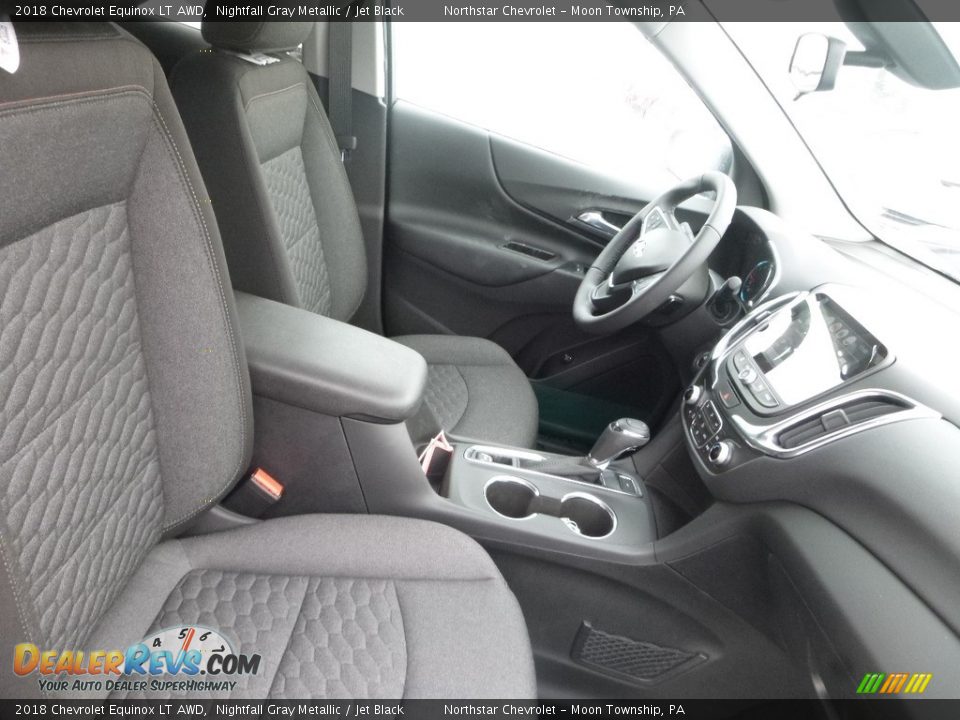 2018 Chevrolet Equinox LT AWD Nightfall Gray Metallic / Jet Black Photo #10