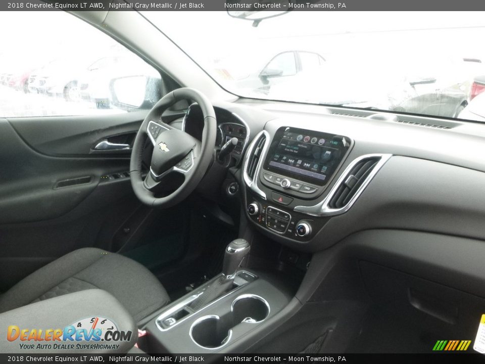 2018 Chevrolet Equinox LT AWD Nightfall Gray Metallic / Jet Black Photo #11