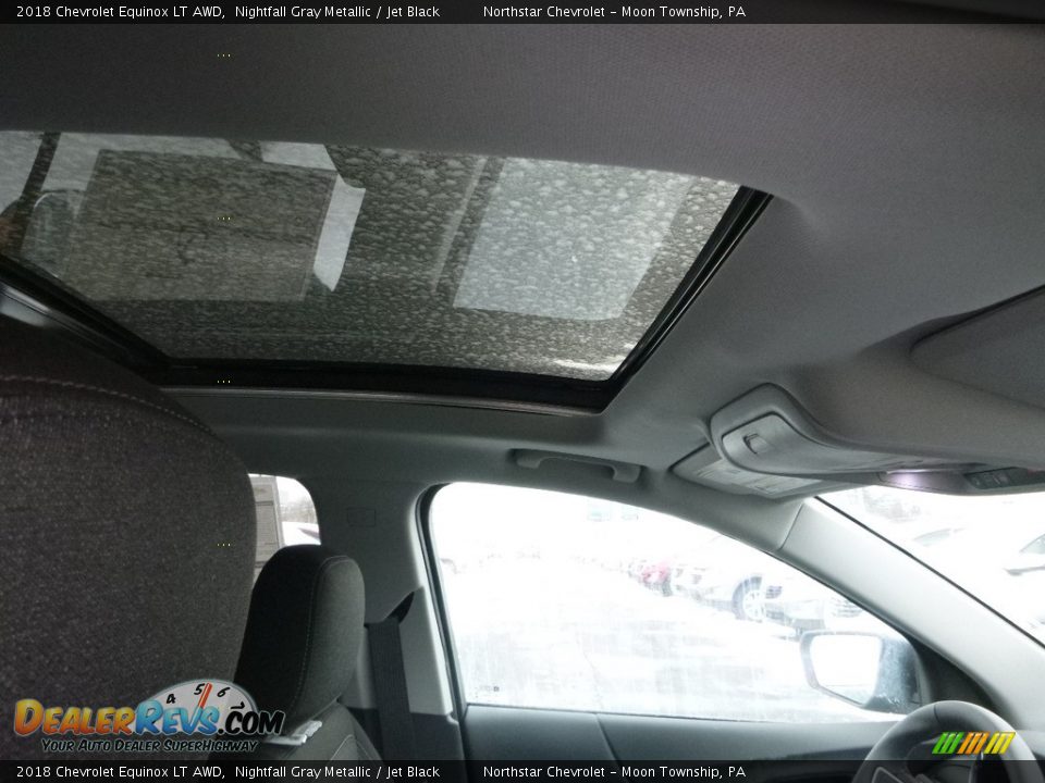 2018 Chevrolet Equinox LT AWD Nightfall Gray Metallic / Jet Black Photo #12