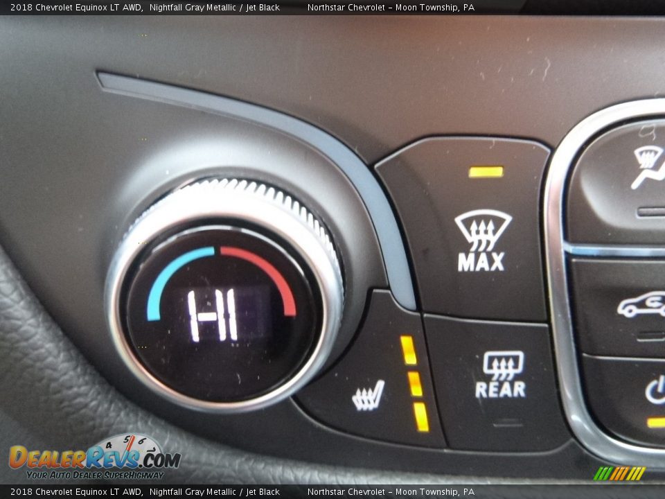 2018 Chevrolet Equinox LT AWD Nightfall Gray Metallic / Jet Black Photo #18
