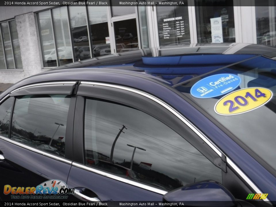 2014 Honda Accord Sport Sedan Obsidian Blue Pearl / Black Photo #4