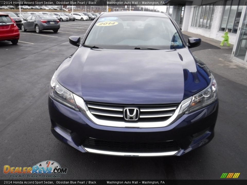 2014 Honda Accord Sport Sedan Obsidian Blue Pearl / Black Photo #5