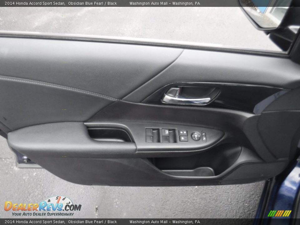 2014 Honda Accord Sport Sedan Obsidian Blue Pearl / Black Photo #12