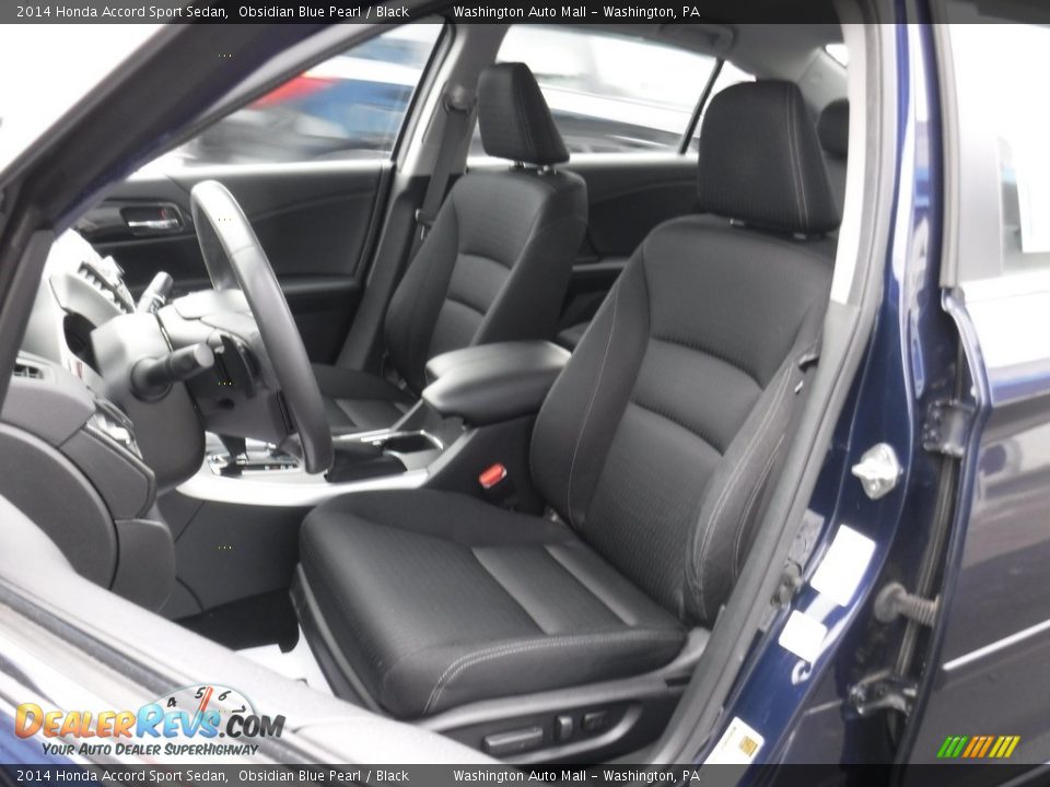 2014 Honda Accord Sport Sedan Obsidian Blue Pearl / Black Photo #14