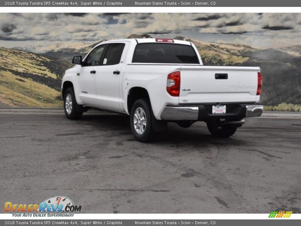 2018 Toyota Tundra SR5 CrewMax 4x4 Super White / Graphite Photo #3