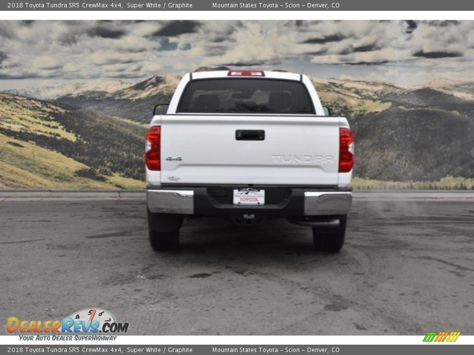 2018 Toyota Tundra SR5 CrewMax 4x4 Super White / Graphite Photo #4