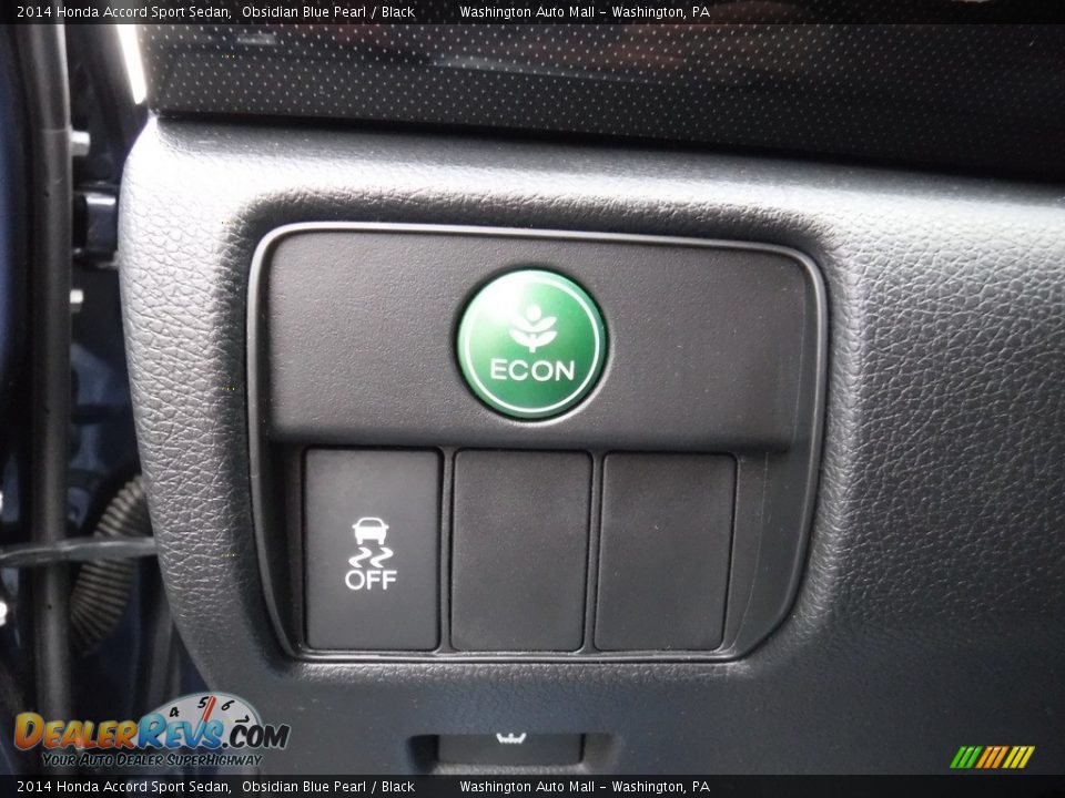 2014 Honda Accord Sport Sedan Obsidian Blue Pearl / Black Photo #16