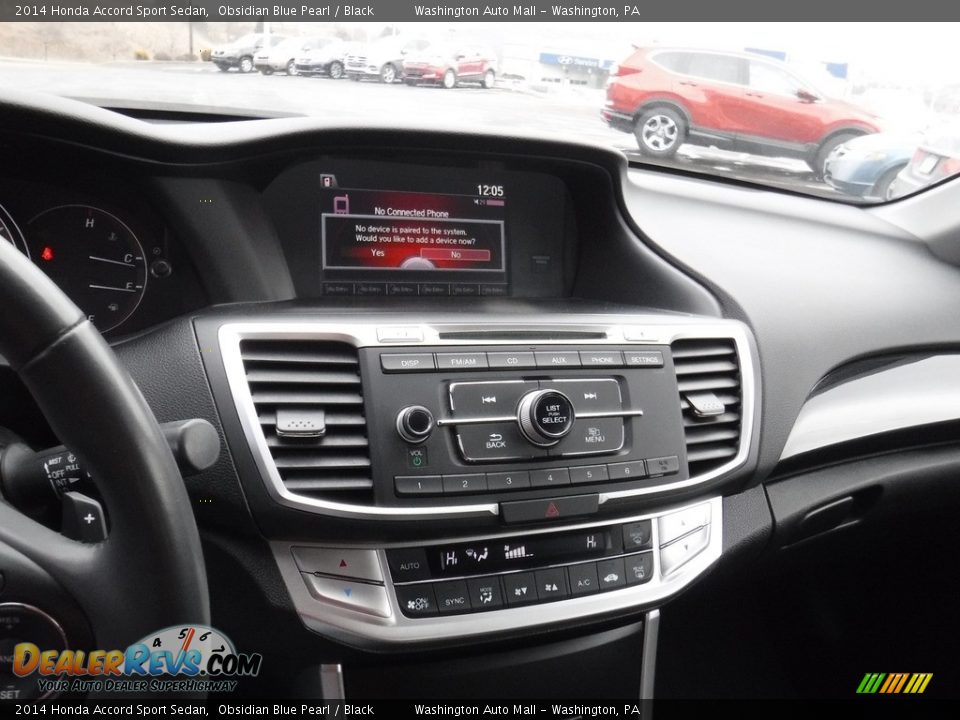 2014 Honda Accord Sport Sedan Obsidian Blue Pearl / Black Photo #17