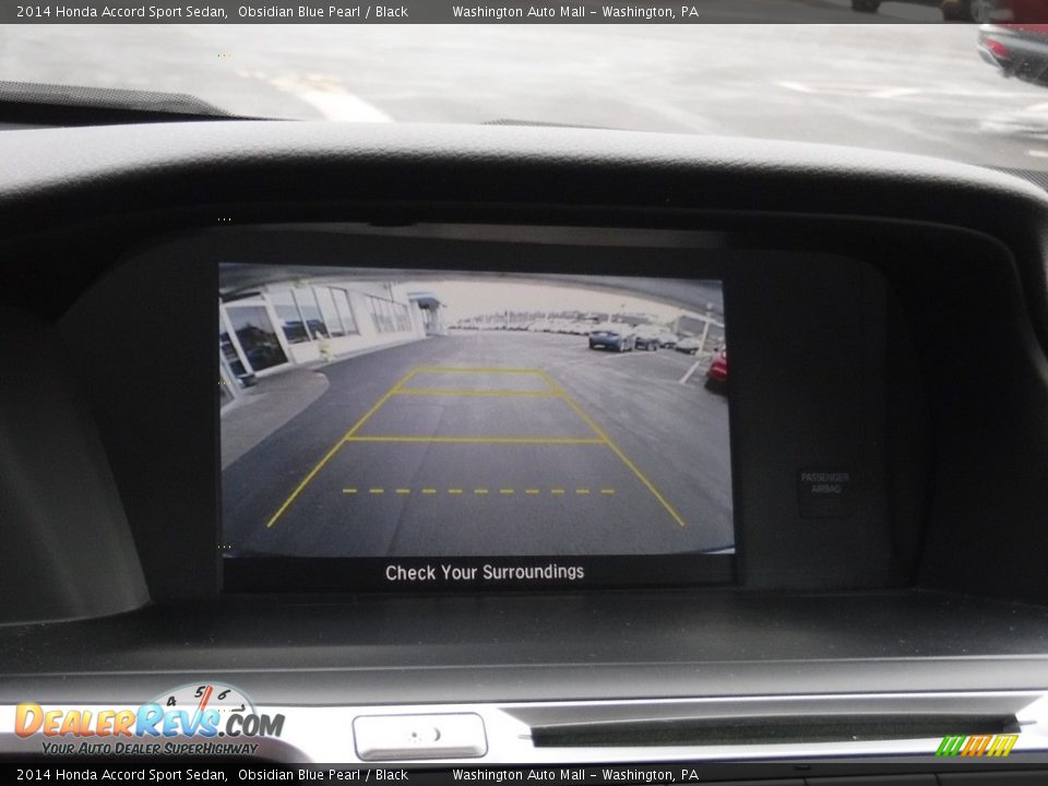 2014 Honda Accord Sport Sedan Obsidian Blue Pearl / Black Photo #18