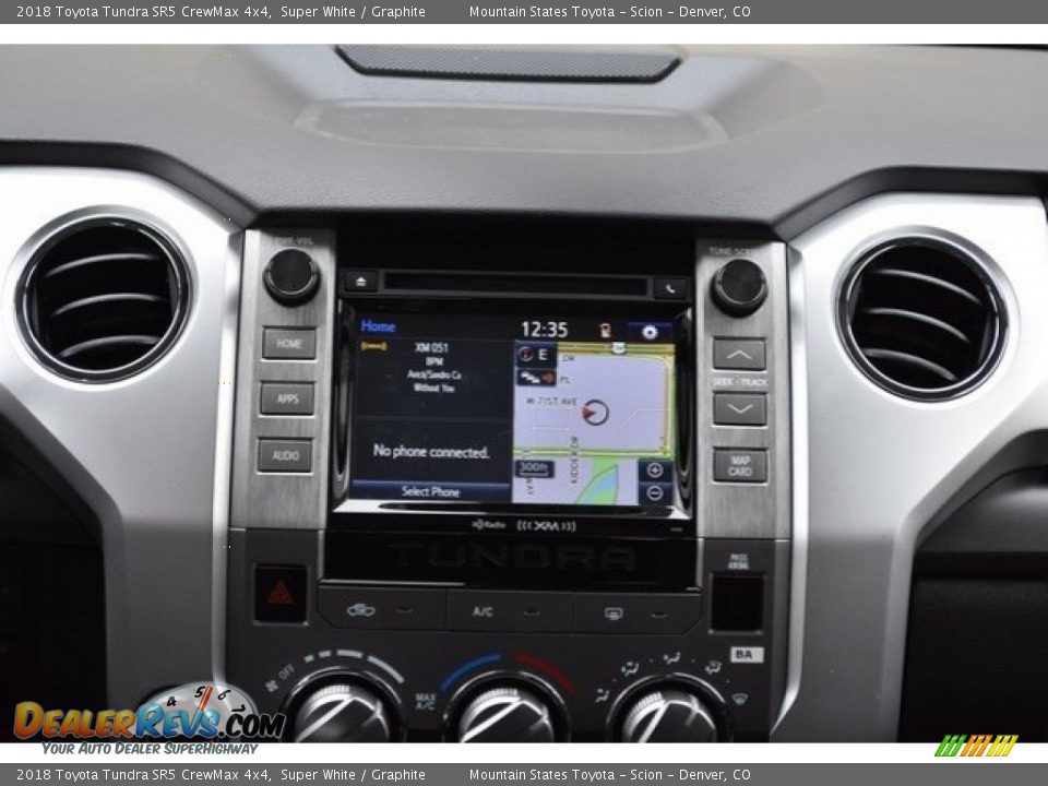 2018 Toyota Tundra SR5 CrewMax 4x4 Super White / Graphite Photo #9