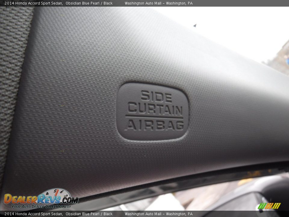 2014 Honda Accord Sport Sedan Obsidian Blue Pearl / Black Photo #22