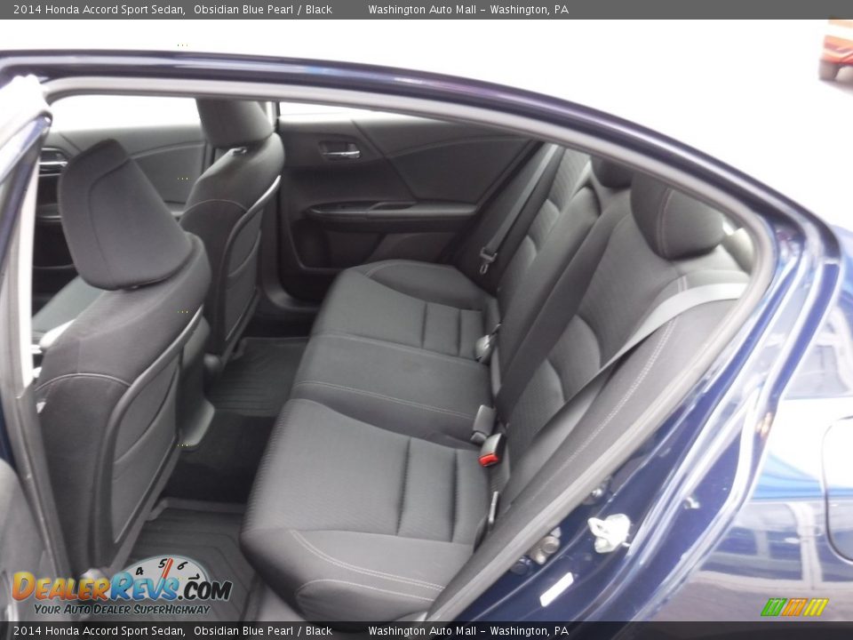 2014 Honda Accord Sport Sedan Obsidian Blue Pearl / Black Photo #24
