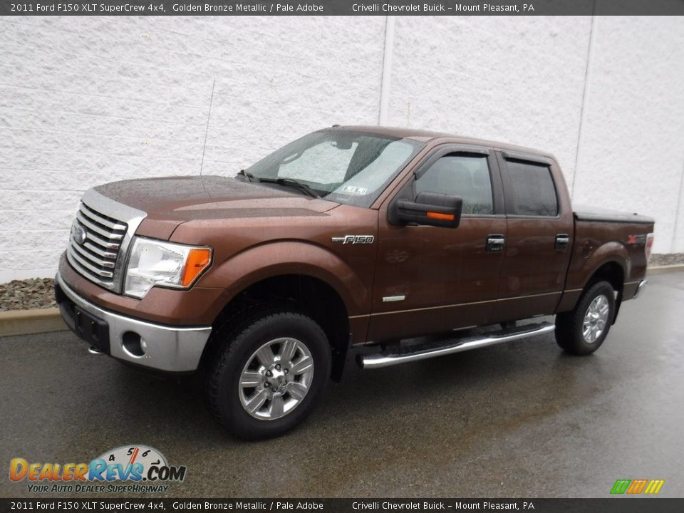 2011 Ford F150 XLT SuperCrew 4x4 Golden Bronze Metallic / Pale Adobe Photo #2