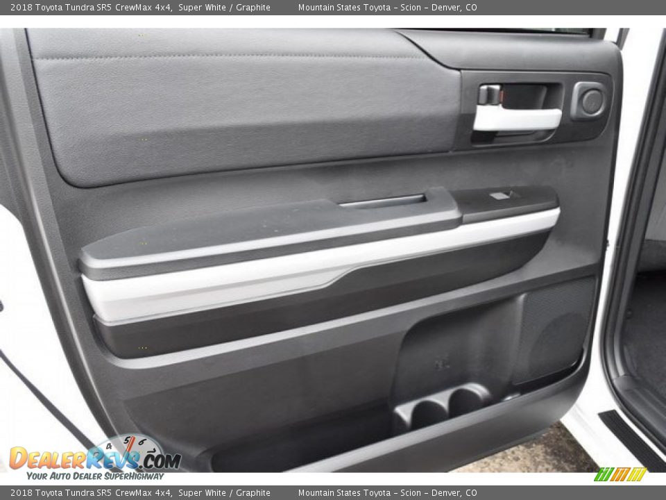 2018 Toyota Tundra SR5 CrewMax 4x4 Super White / Graphite Photo #20