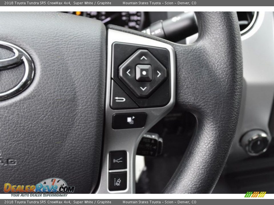 2018 Toyota Tundra SR5 CrewMax 4x4 Super White / Graphite Photo #26