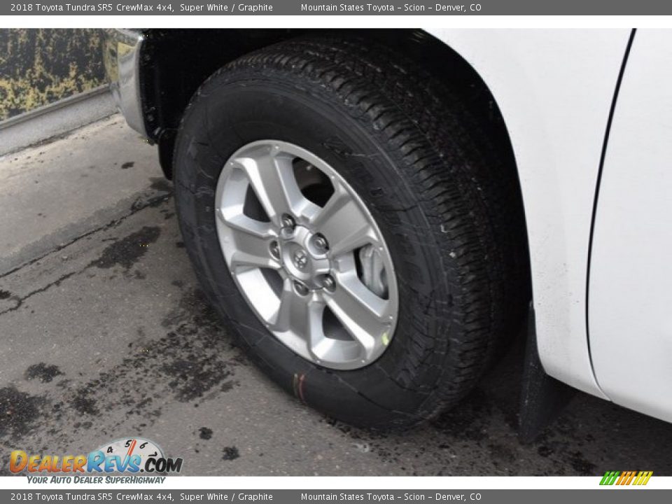 2018 Toyota Tundra SR5 CrewMax 4x4 Super White / Graphite Photo #32