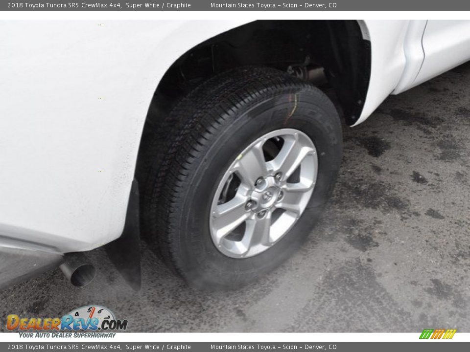 2018 Toyota Tundra SR5 CrewMax 4x4 Super White / Graphite Photo #34
